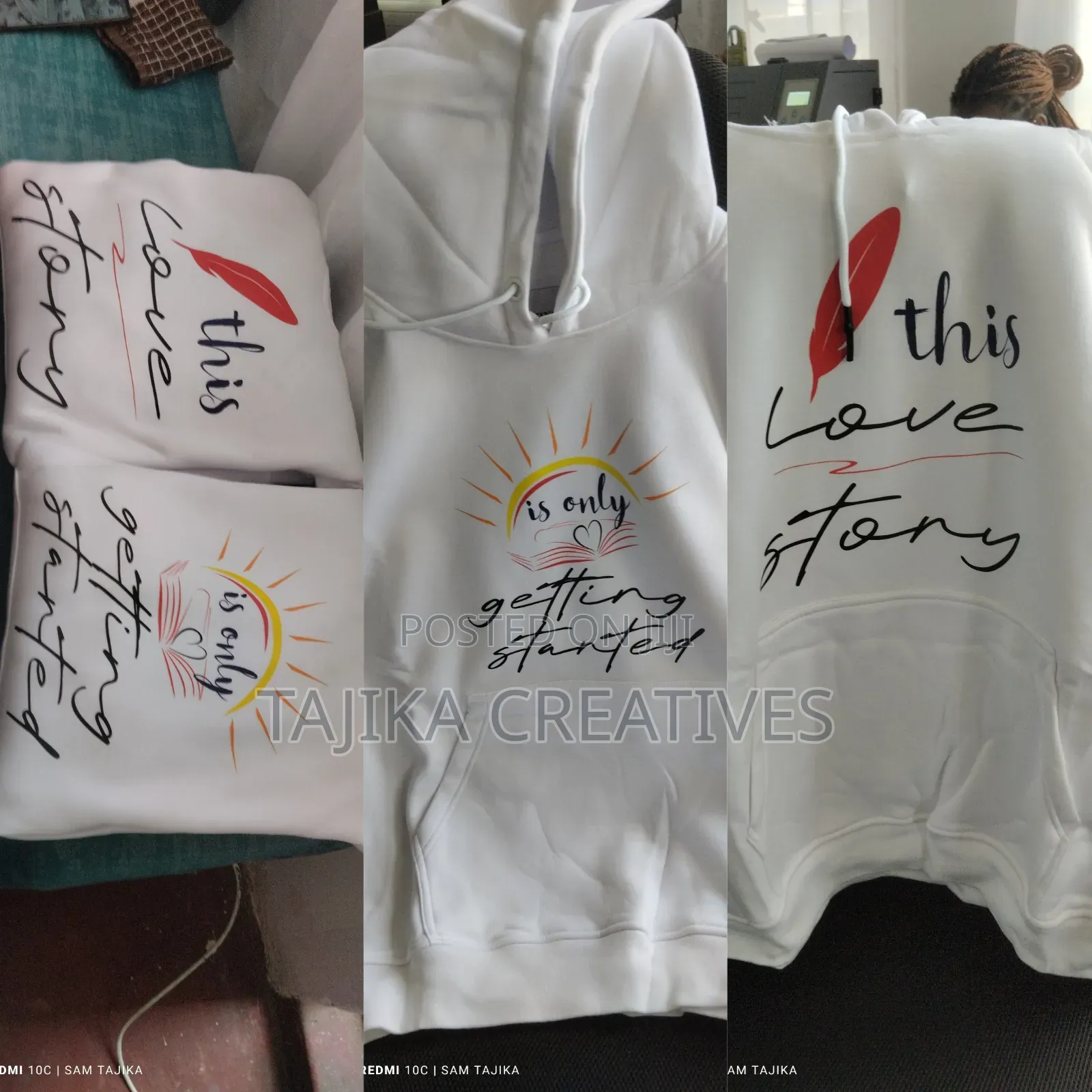 Lovebirds Hoodie Printing