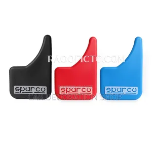Sparco 4pcs Flexible Rubberized Plastic All Weather Conditions Mudflap