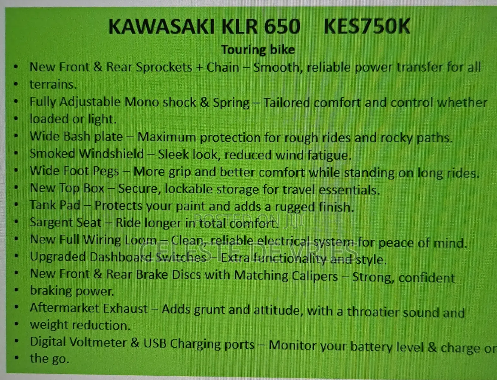 Kawasaki KLR 650 2007 Black