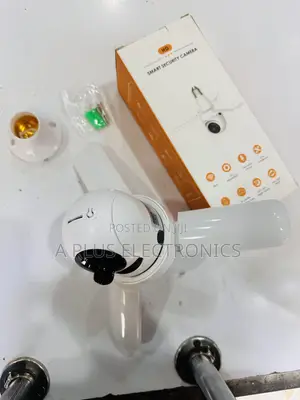 Fan Blade CCTV Bulb Camera – 360° Panoramic Security Camera