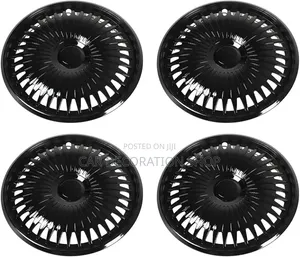 Car Aesthetic 4pcs 15" Durable Abs Plastic Snap on Wheel Covers
