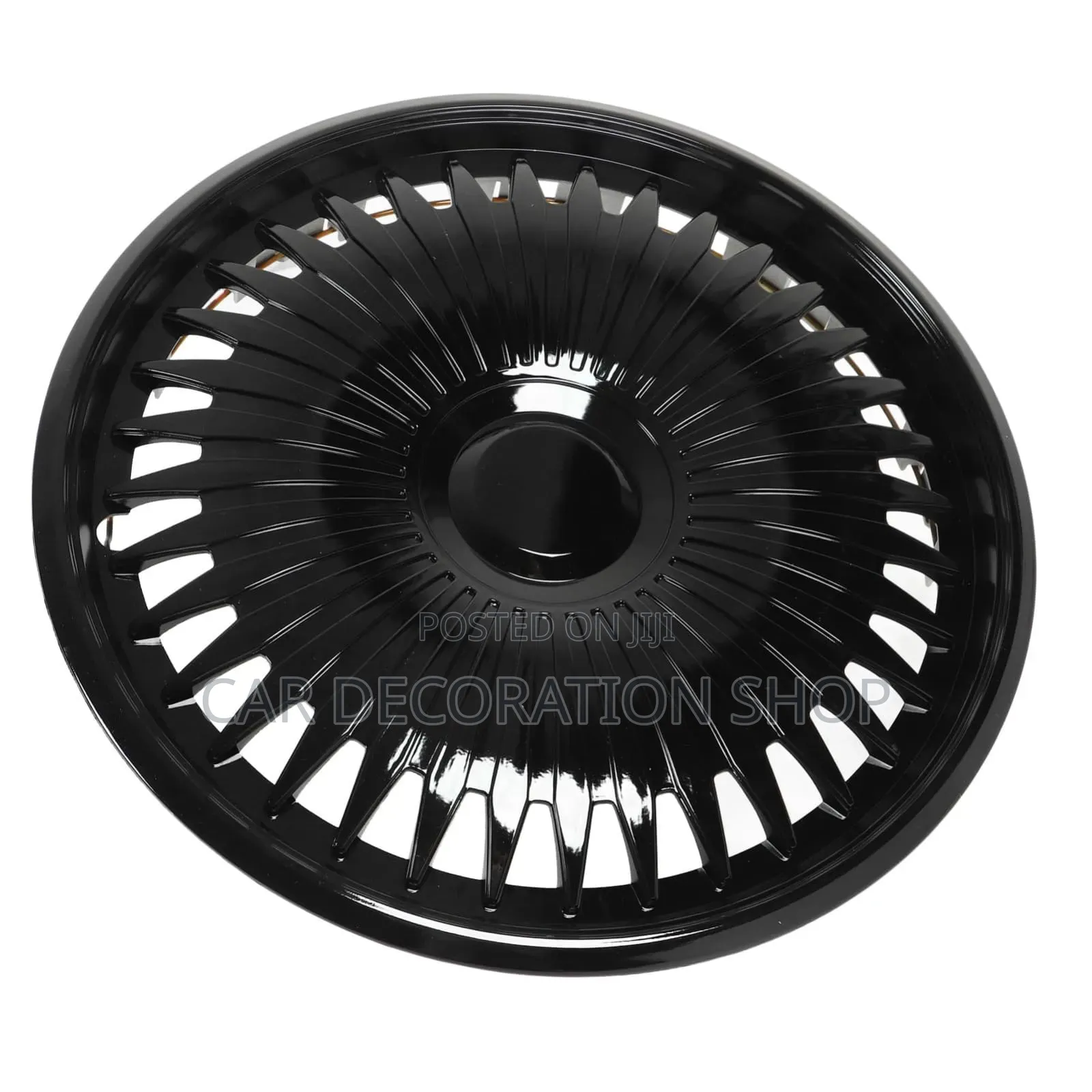 Car Aesthetic 4pcs 15" Durable Abs Plastic Snap on Wheel Covers