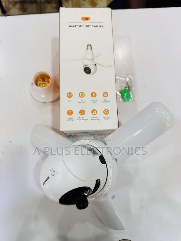 Fan Blade CCTV Bulb Camera – HD WiFi Surveillance Camera