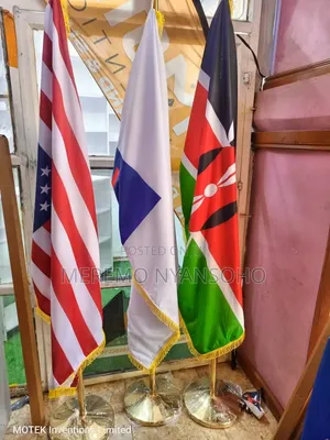Outdoor and Indoors Flags With Stands