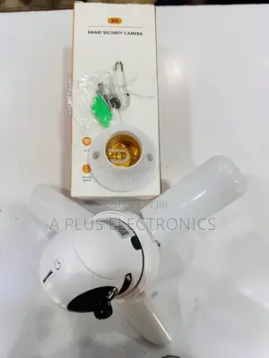 Fan Blade CCTV Bulb Camera – Smart Indoor WiFi Surveillance