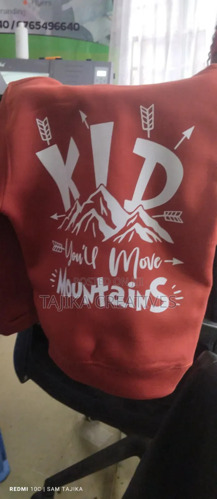 Kid's Heavy Hoodie Branding