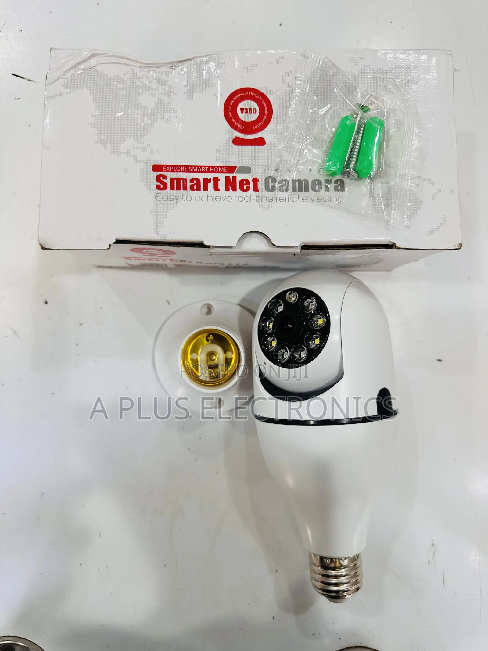 Q16 Rotating Single Camera (V380app) 360° WiFi Security Camera
