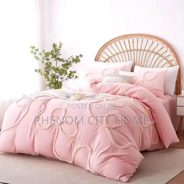 Bowknot Tufted Duvet Cover Set - thumbnail 2