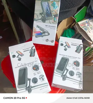 All Weather Protection Bike Phone Holder With Protective Casing