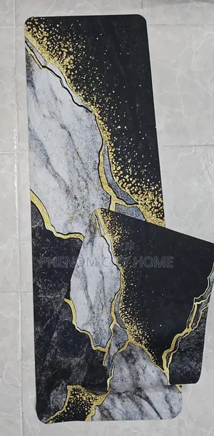 Marble 2pc Absorbent Kitchen Mats