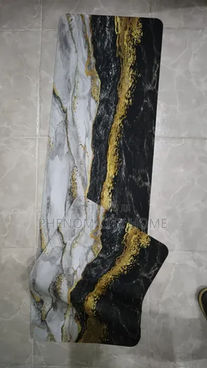 Marble 2pc Absorbent Kitchen Mats