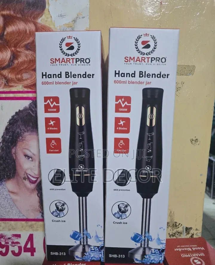 Smart Pro 800W 4-Blade Hand Blender – Stainless Steel