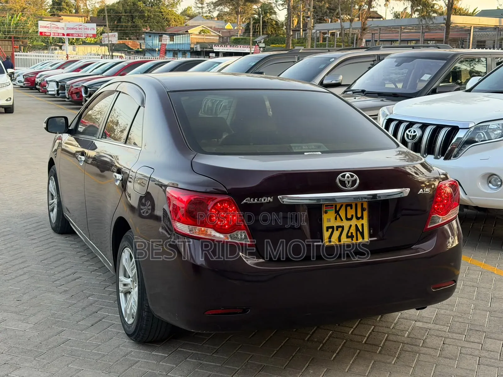 Toyota Allion 2012 Burgundy