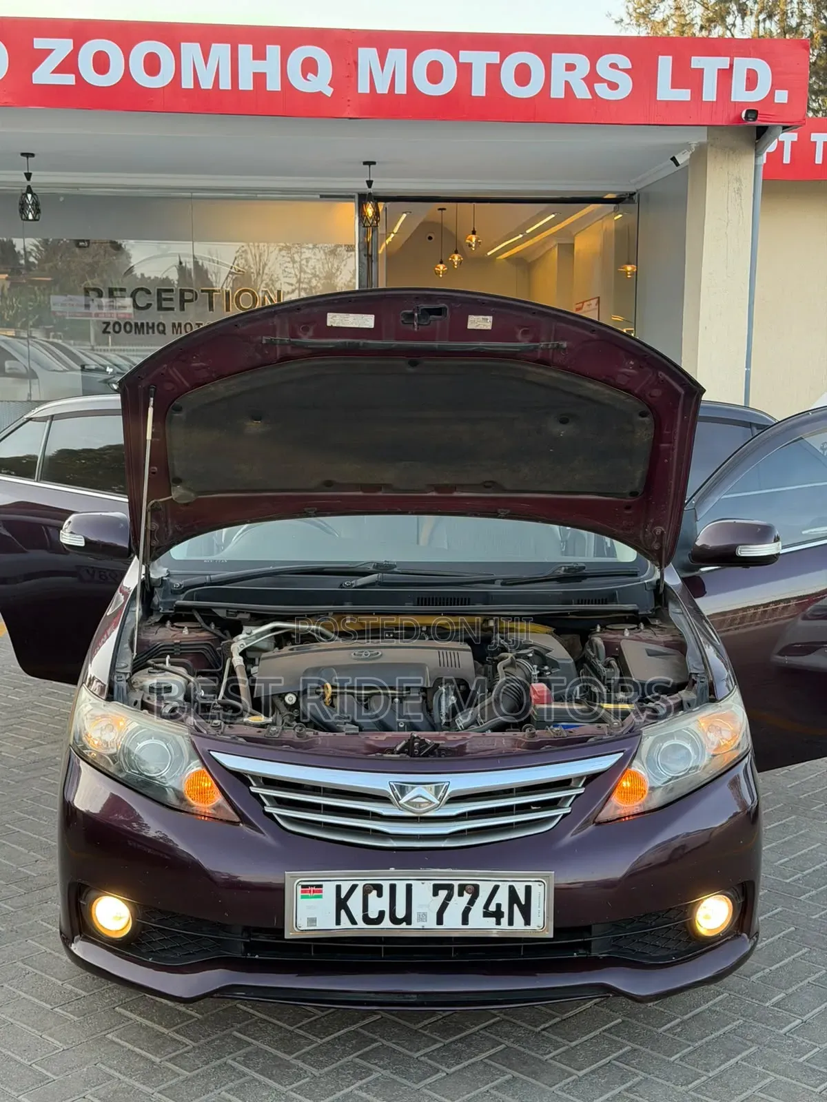 Toyota Allion 2012 Burgundy
