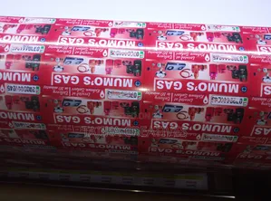 Gas Sticker Labels