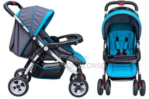 6-Wheel Baby Stroller – Good Condition
