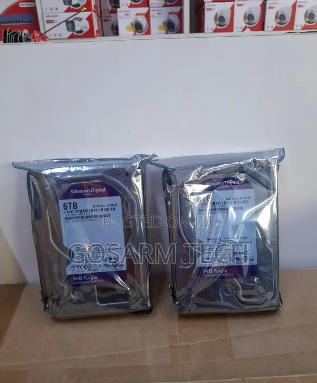 Professional CCTV Surveillance HDD 6tb Wd