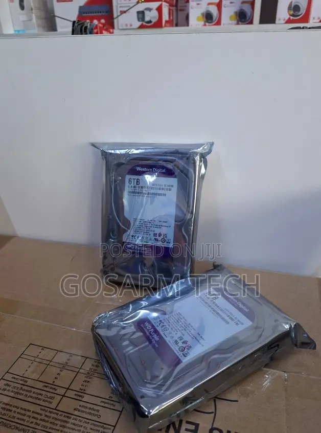 Wd Purple 6tb Sata HDD for DVR NVR CCTV Systems