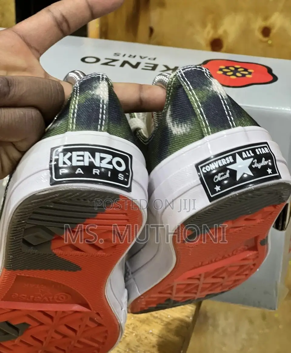 Converse X KENZO Chuck 70 Low "Hana Leopard Cypress".