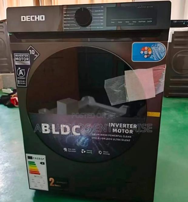 Decho 10kg Front Load Washing Machine - Wash-Spin Program - thumbnail 2