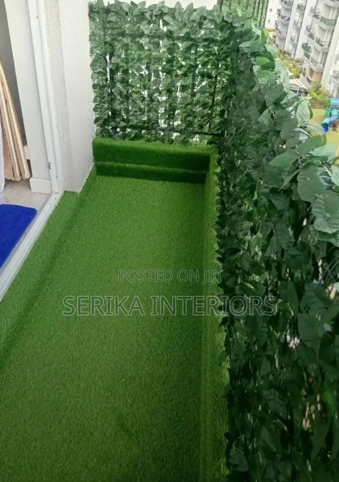Balcony Grass Carpets Leaf Grass Carpets Environmental Friendly Justin
