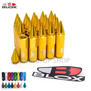 Sportier Colored Different Colors Wheel Tuner Spiked Lug Nuts 20pc