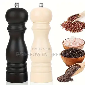 Sea Salt, Black Pepper Mills Home Grinding Kitchen Seasoning Bottle