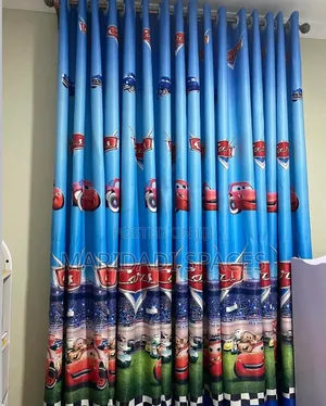 Colorful Cartoon Themed Kids Curtains