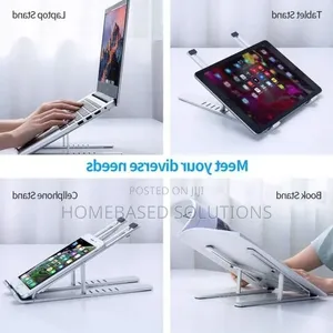 Foldable Adjustable Laptop Stand Bracket -Plastic