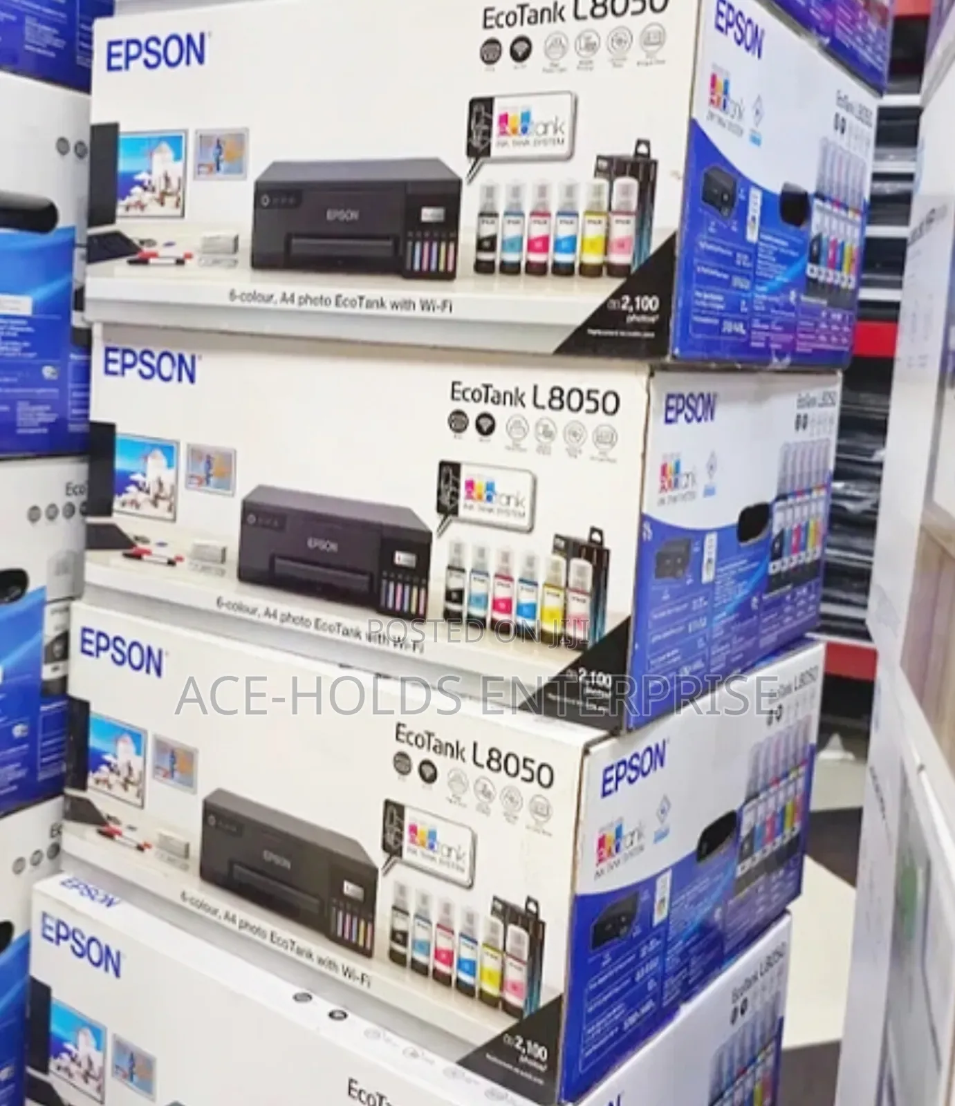 6-Color A4 Photo Printer - L8050 Epson EcoTank System