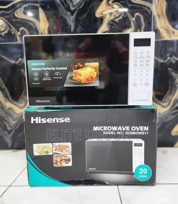Hisense 20L Microwave Oven – White | Digital | 700W