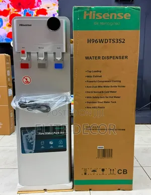 Hisense S2 3-Tap Water Dispenser – Hot, Cold Normal | Silver