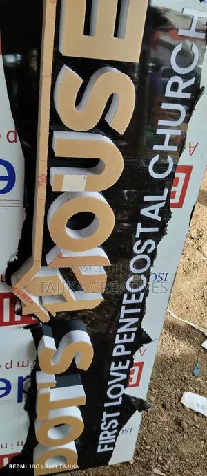 Installation of 3D Signage