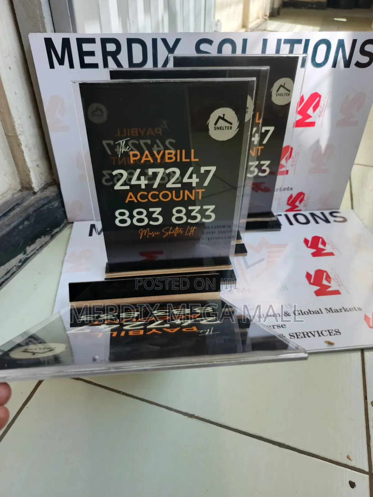 A4 Acrylic Table Stand,Menu Holder