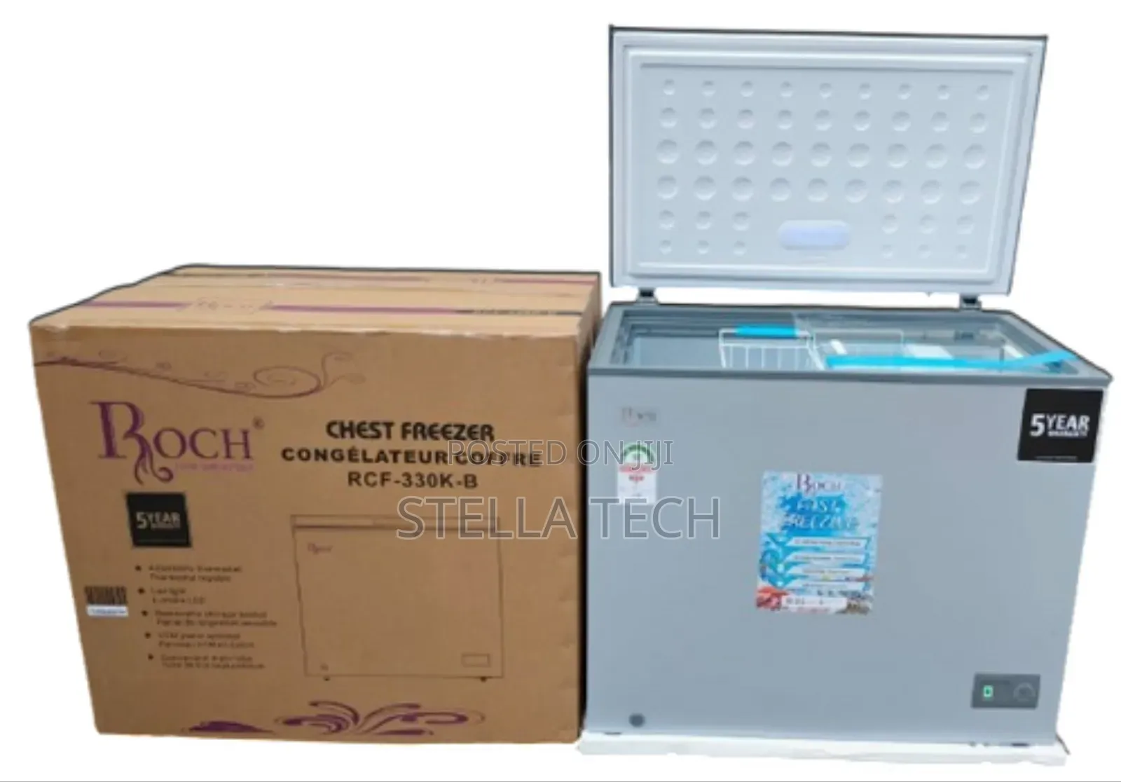 RCF 330-K-B 251 Litres Freezer