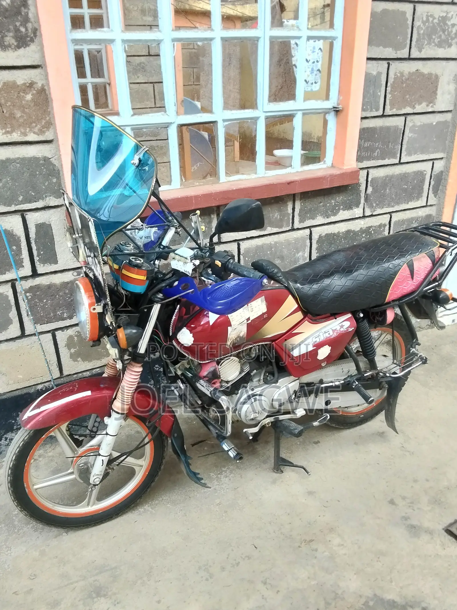 TVS XL 100 2019 Red