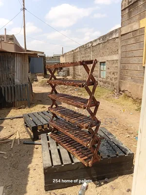 Clean Brown 30 Pairs Shoe Rack. Foldable