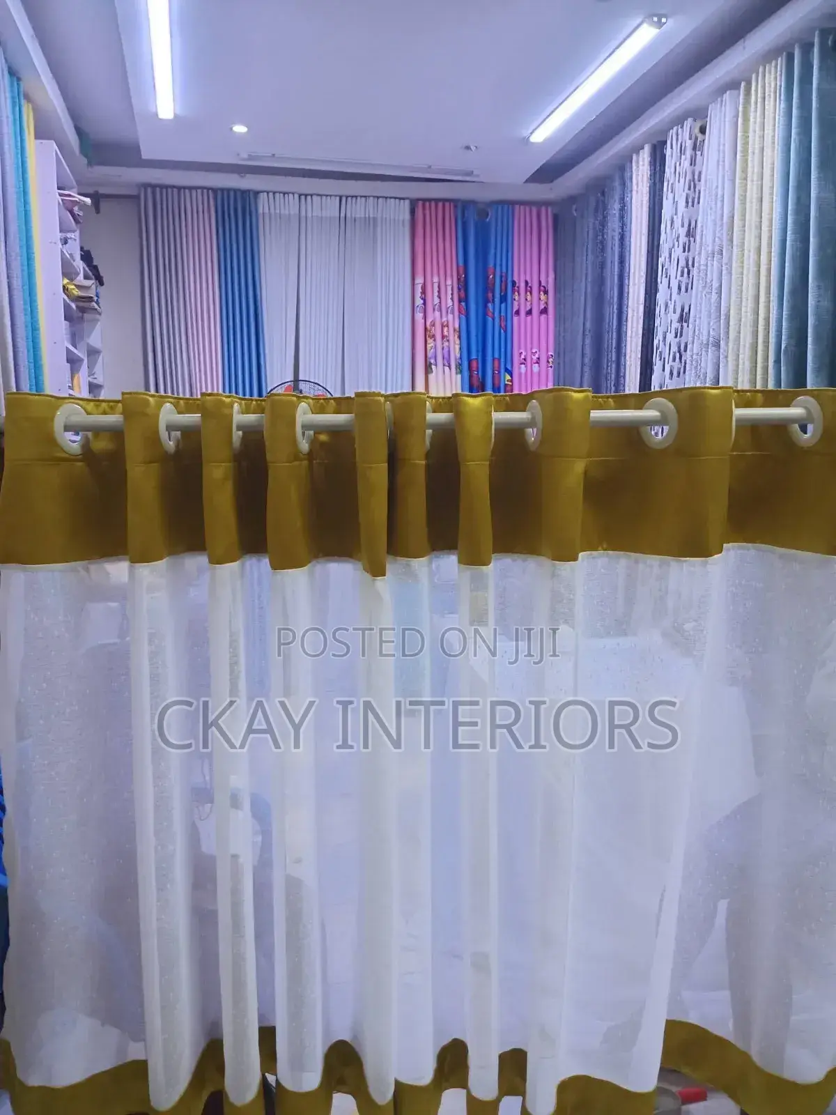 Kitchen Blended Yellow and Maroon Themed Window Curtains