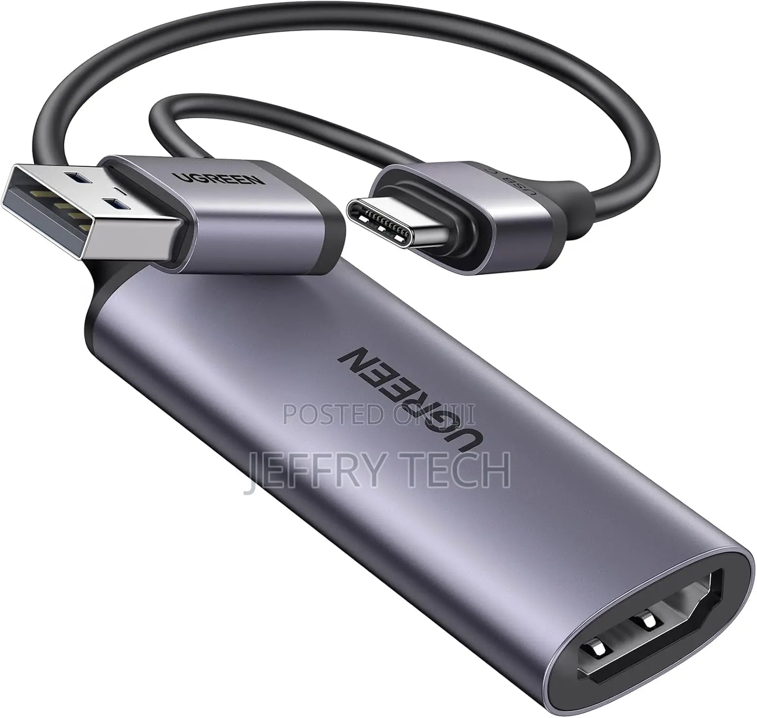 UGREEN HDMI to USB a/USB C Video Capture Card for iPhone Broadcast