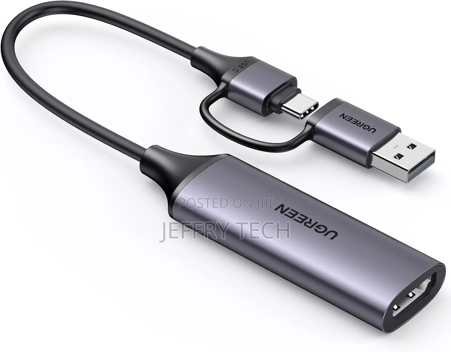 UGREEN HDMI to USB a/USB C Video Capture Card for iPhone Broadcast