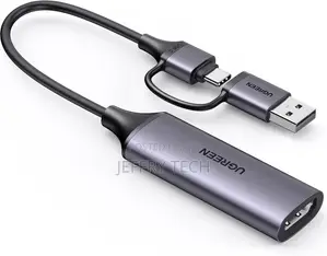 UGREEN HDMI to USB a/USB C Video Capture Card for iPhone Broadcast