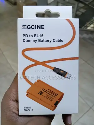 ZGCINE PD-EL15 USB-C Power Delivery Dummy Battery Cable.