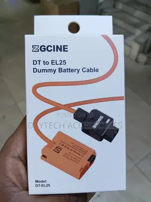 ZGCINE D-Tap to EL25 for Nikon Dummy Battery Cable(braided Wire)