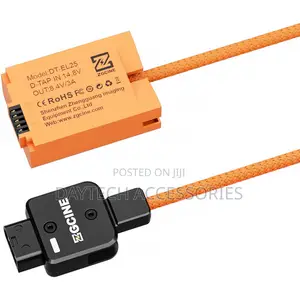 ZGCINE D-Tap to Nikon EN-EL25 Dummy Battery With Braided Power Cable