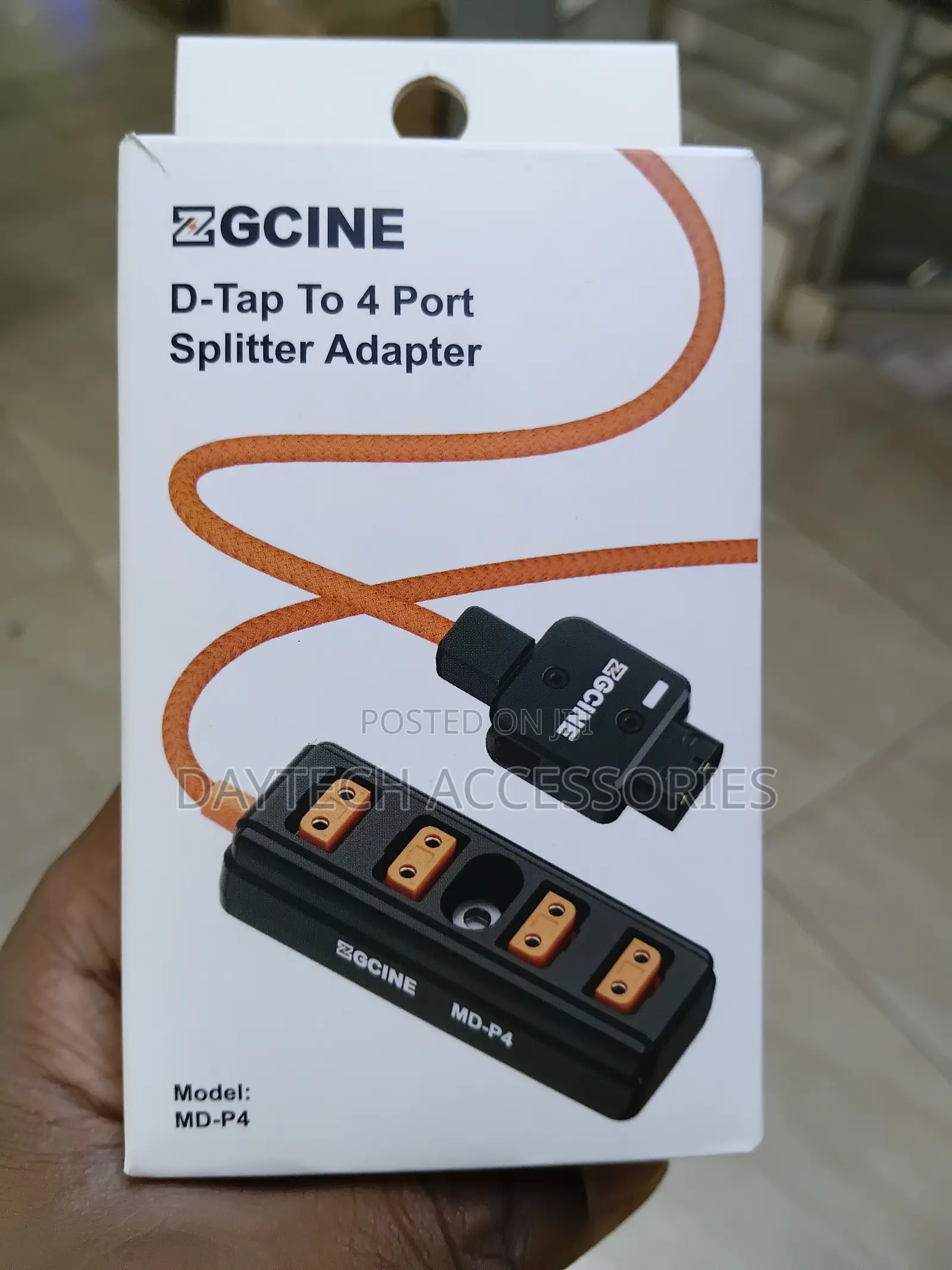 ZGCINE MD-P4 Male D-Tap to 4-Port Female D-Tap Splitter Adapter