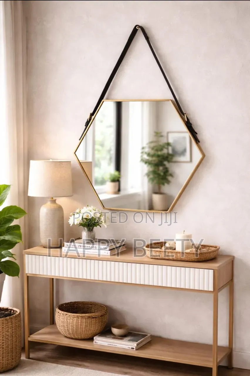 HD Hexagonal Decorative Wall Mirror