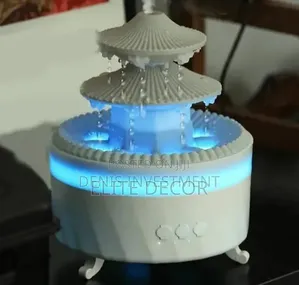 350ML Double-Roof Rain Drop Aromatherapy Humidifier – 7 LED Lights