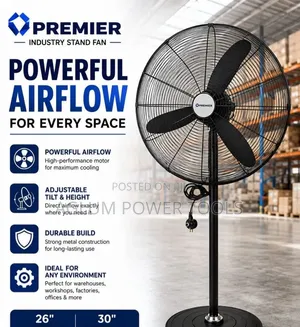 Premier Industrial Stand Fan 26' 30 '