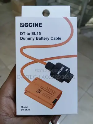 ZGCINE PD-EL15 USB-C PD to EN-EL15 Dummy Battery Cable for Nikon