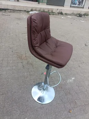 Brown Leather High Chair